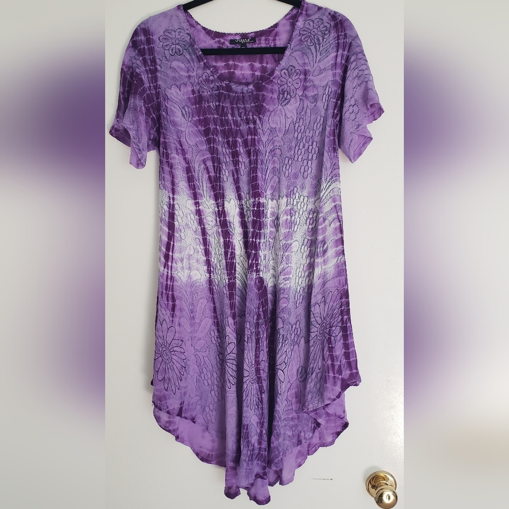 Lavender Floral Women's Tunic